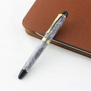 JINHAO X450 Исполнительный Серый Мраморный и золотой Ролик Шариковая ручка Канцтовары школы и офиса Письменные ручки