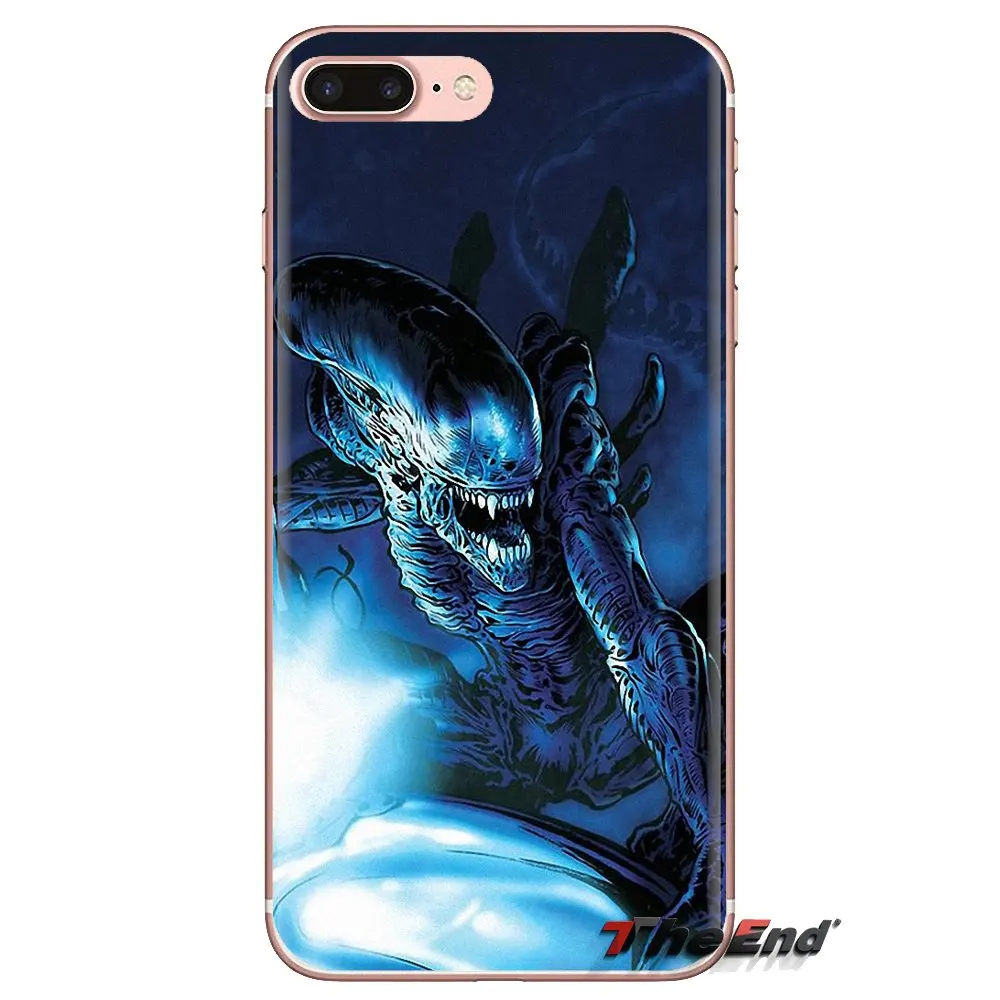 Прозрачный чехол из ТПУ Xenomorph Aliens predator для LG Spirit Motorola Moto X4 E4 E5 G5 G5S G6 Z Z2 Z3 G2 G3 C Play Plus
