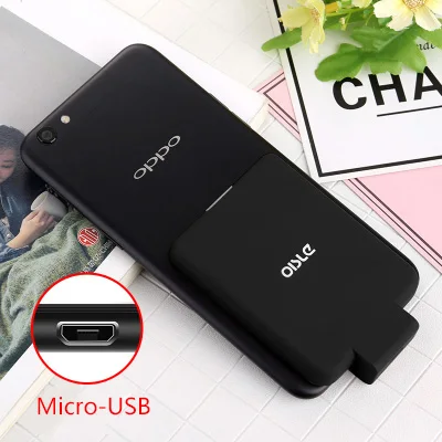 Micro-USB BLACK Внешний аккумулятор для OPPO R15 R11 Plus, 4500 мАч, портативное зарядное устройство с быстрой зарядкой, для HOMTOM Ht16, двусторонний Micro-USB - Цвет: Micro-USB BLACK