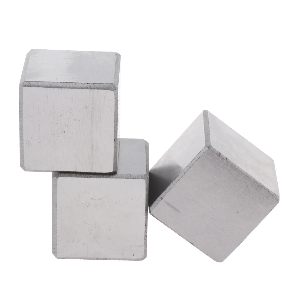 

3 шт., стальные блоки 30x30x30 мм