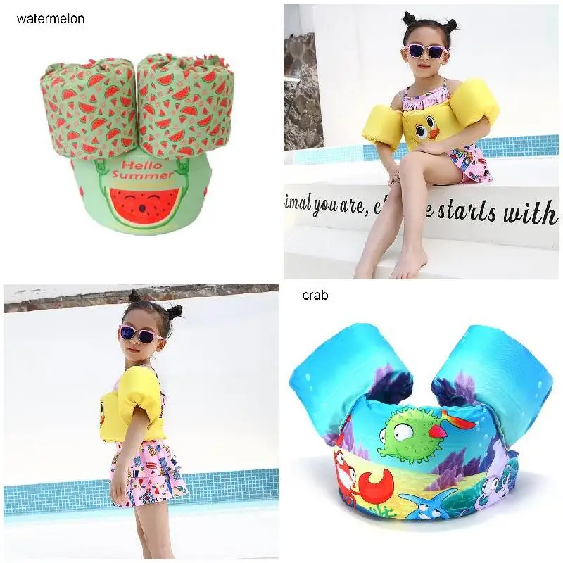 Детский спасательный Жилет Безопасный плавательный круг бассейн мультфильм