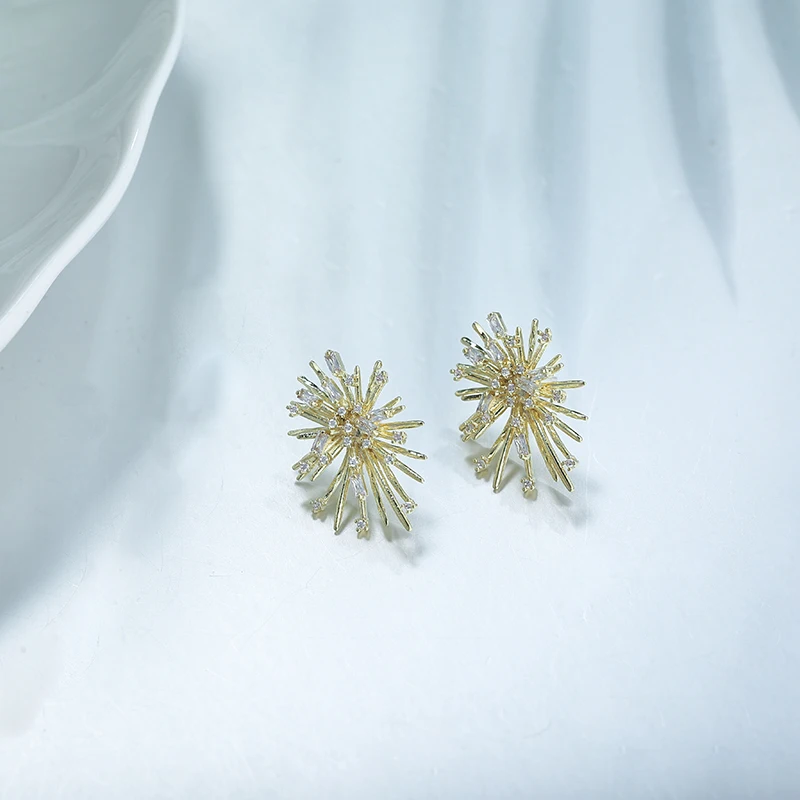 Yhpup Новая мода Медь Bling серьги с цирконием кубической огранки Роскошные Подвески «темперамент» S925 ювелирные изделия для женщин подарок партии