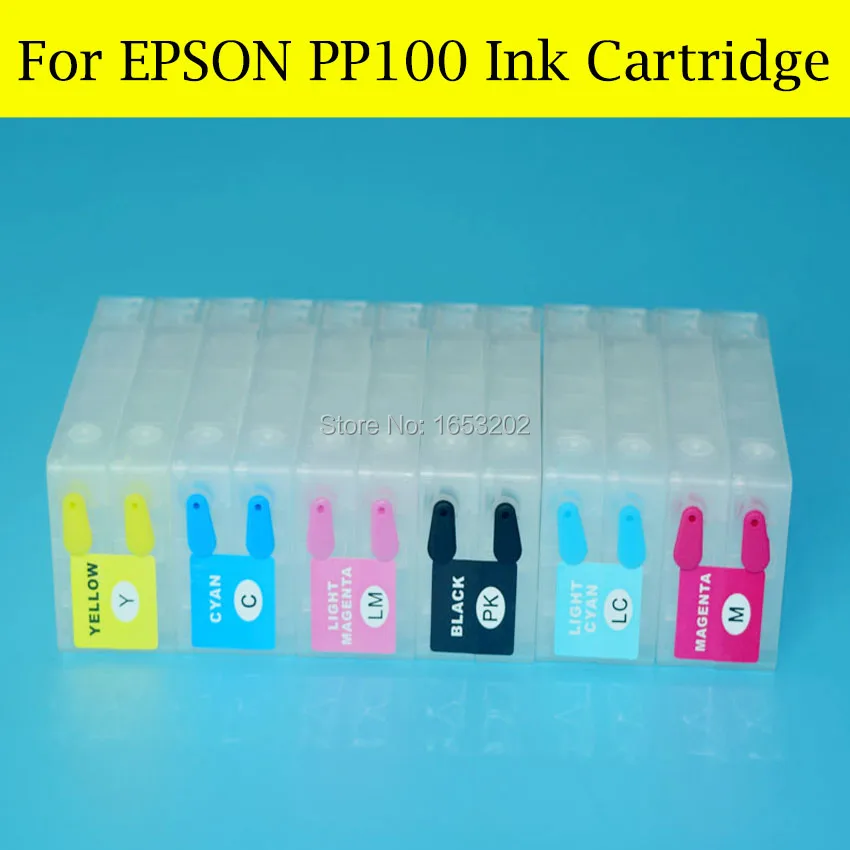 3 комплекта пустых картриджей PP-100 для Epson PP100 PP-100N PP-100AP PJIC1 PJIC2 PJIC3 PJIC4 PJIC5 PJIC6