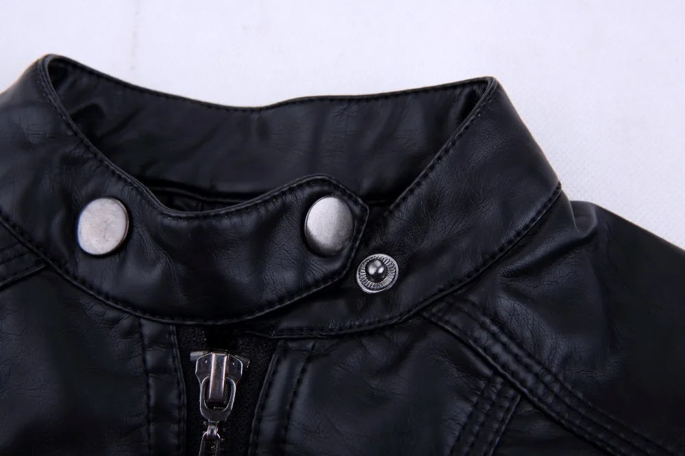 Новая кожаная куртка для маленьких мальчиков Детское пальто Camperas Ninos детская