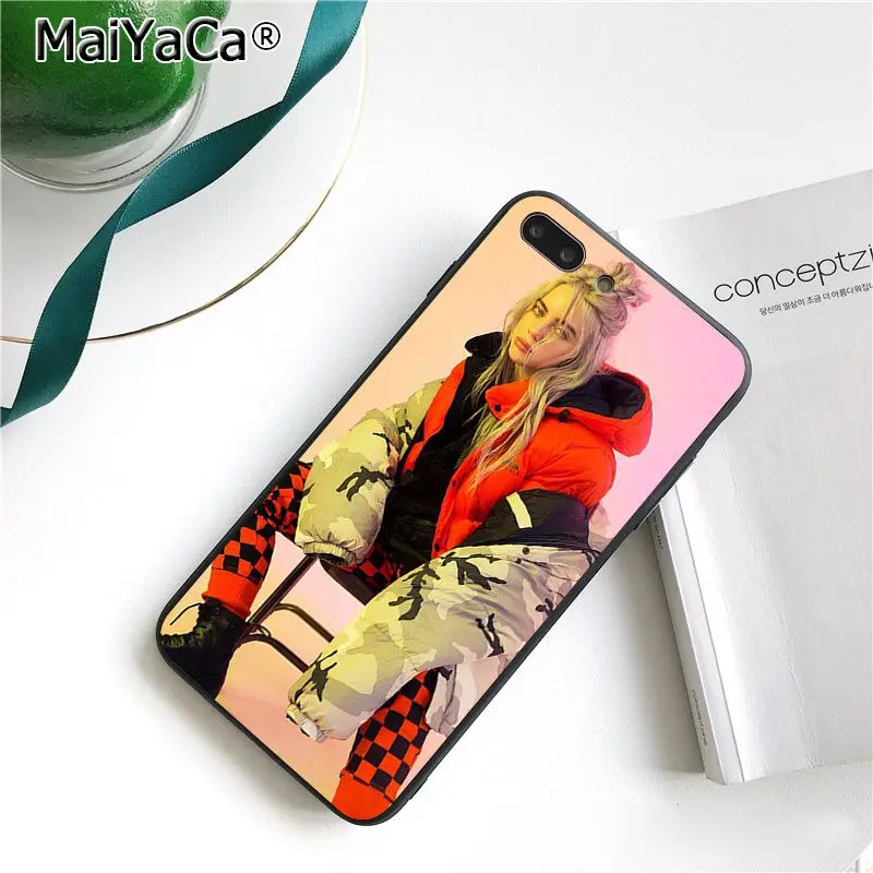 A11 Чехол для телефона MaiYaCa Music Singer Star Billie Eilish для iphone 11 Pro 11Pro Max 8 7 6 6S Plus X XS MAX 5 5S SE XR - Цвет: A11