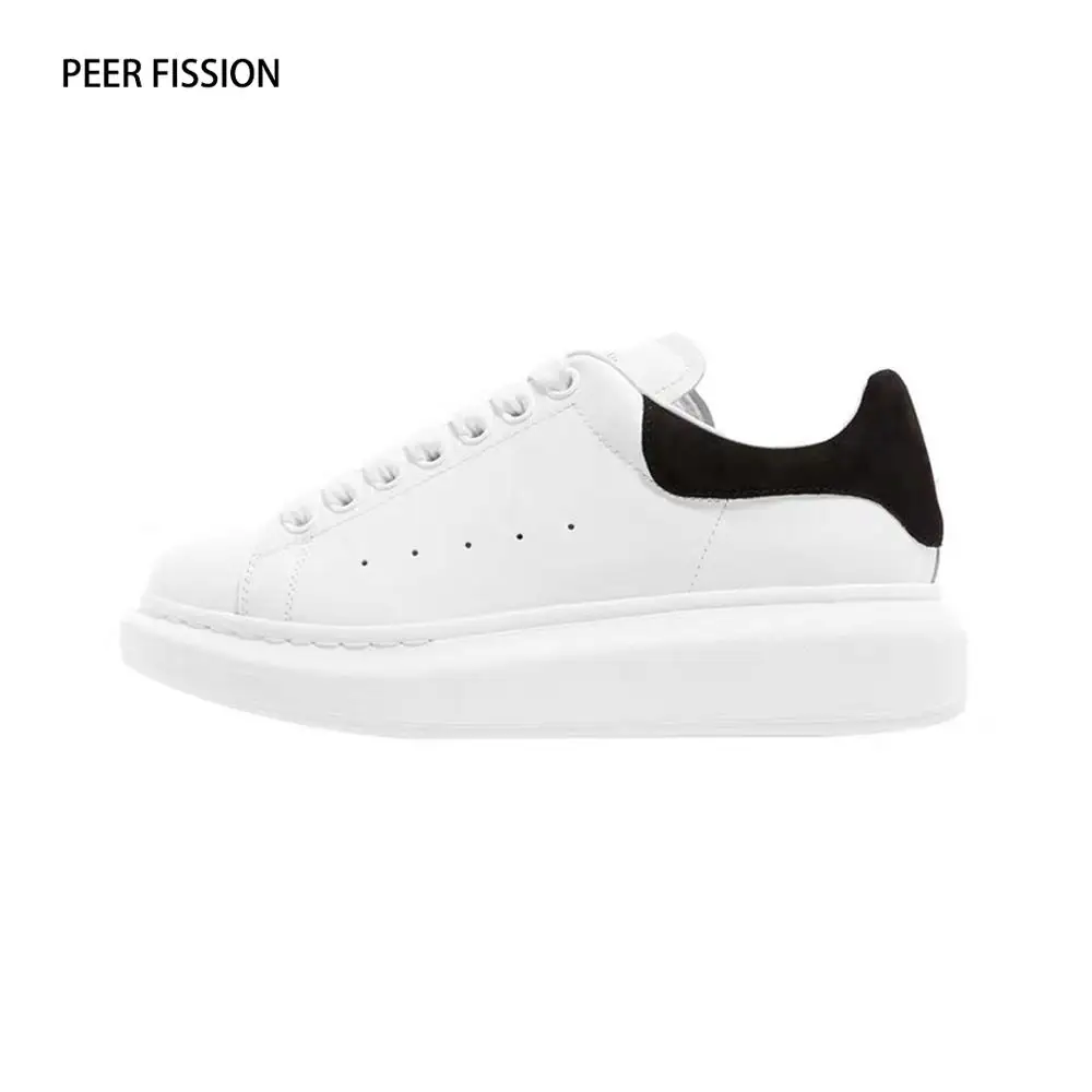 Женские повседневные кроссовки из натуральной кожи дышащие спортивные туфли на