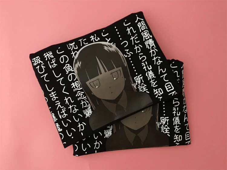 Японский Темный девушка Kawaii футболки лето Harajuku Готический аниме Графический Женский Черный Топ корейский лучший друг Женские футболки Одежда