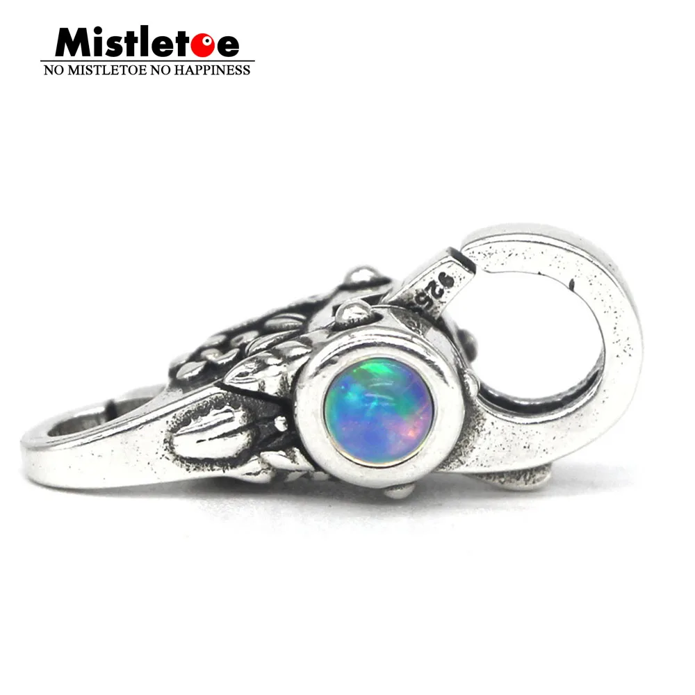 Браслет из натуральной 925 пробы с серебряным замком и застежкой-лобстером в европейском стиле