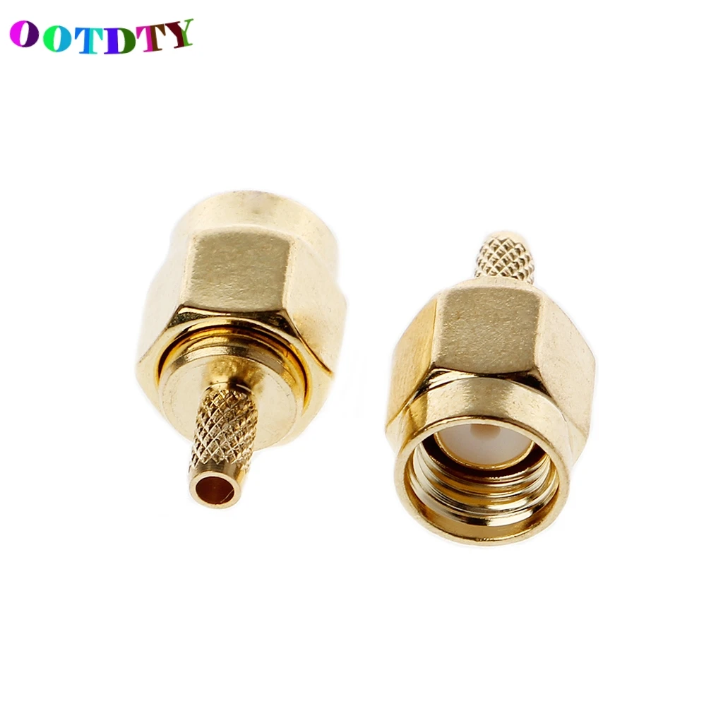 OOTDTY 10 шт. SMA штекер обжимной RG174 RG316 LMR100 кабель RF разъем G07 | Обустройство дома