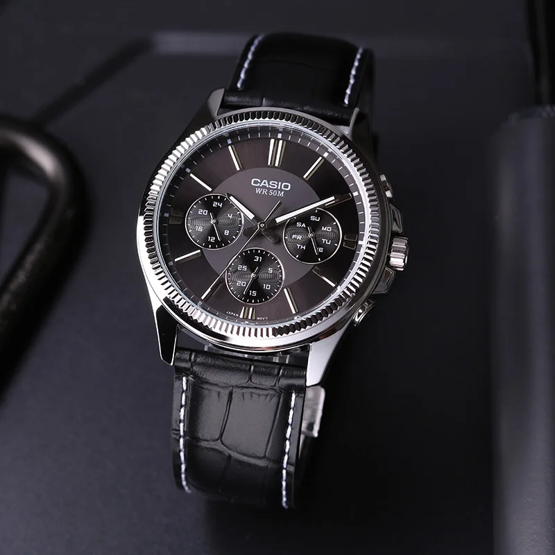 Casio watch Pointer series кварцевые мужские часы MTP 1375L 1A|Кварцевые часы| |