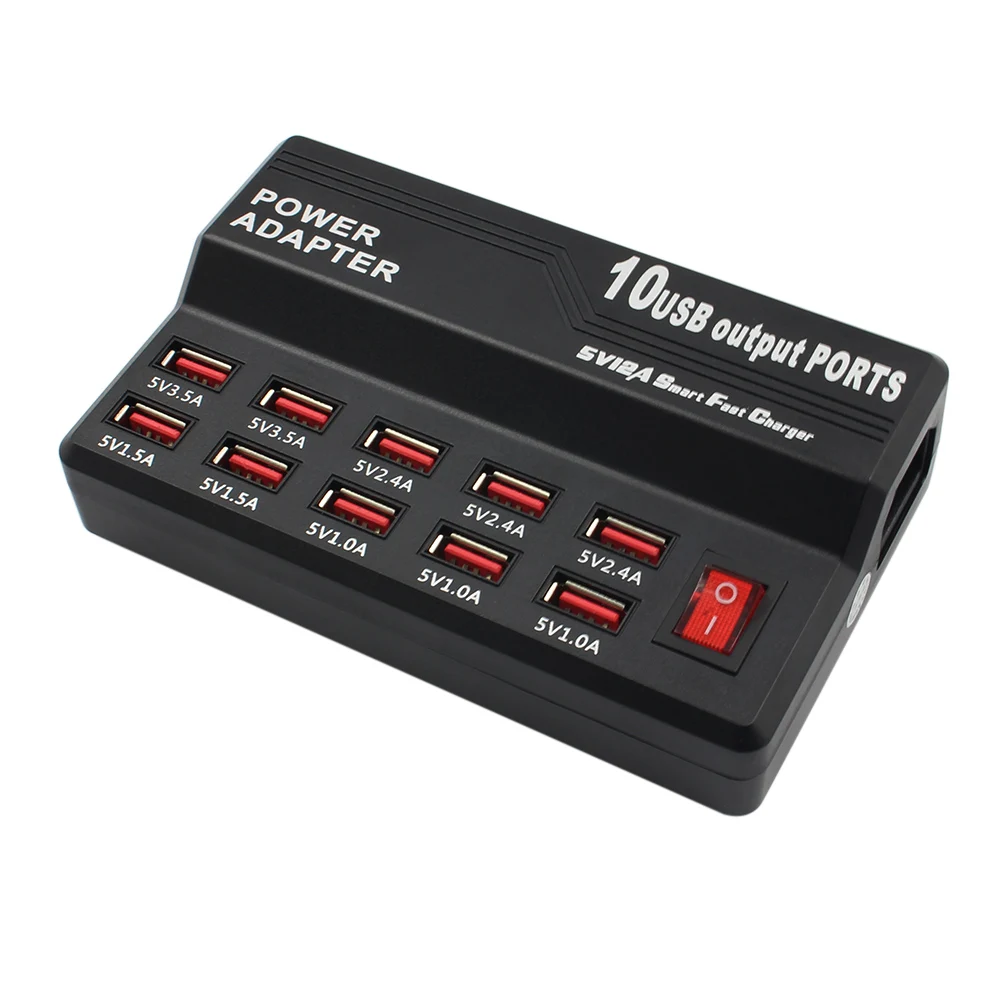Многофункциональный 10 Порты и разъёмы usb хаб высокого Скорость преобразователь