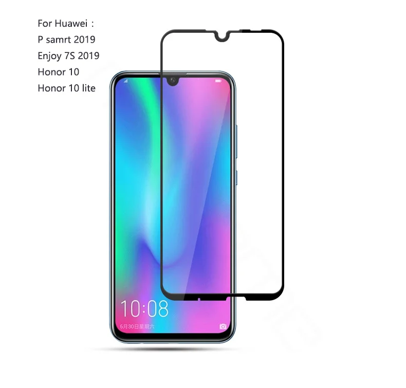 Для стекла Huawei P Smart 2019 Защитная пленка для экрана из закаленного PSmart Honor 10 lite