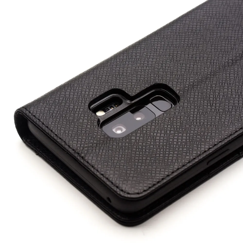 QIALINO чехол для телефона из натуральной кожи с откидной крышкой Samsung Galaxy S9 модный