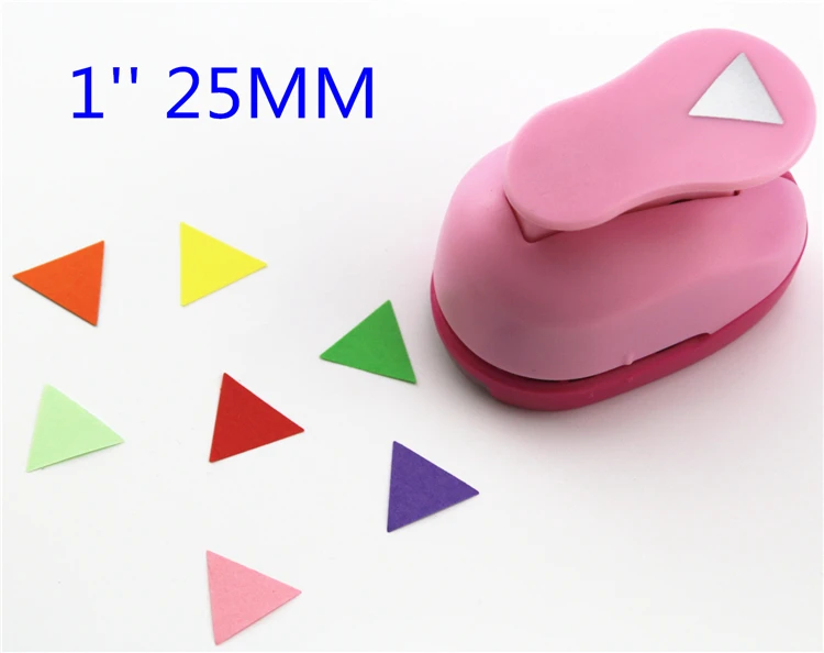 

1''(2.5cm) Triangle punch diy craft hole eva foam punch Kids scrapbook paper cutter scrapbooking puncher Embossing device