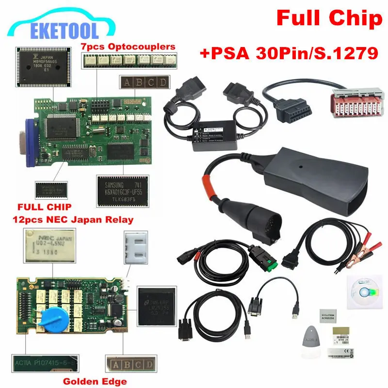 Lexia3 полный чип добавить PSA 30Pin S.1279 полная посылка Diagbox V7.83 Lexia V48 PP2000 V45 для Citroen/peugeot Lexia-3