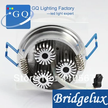 

DHL Fedex 600-660LM 6W led Crystal light ceiling light,down light,Spotlight lamp AC85~265V