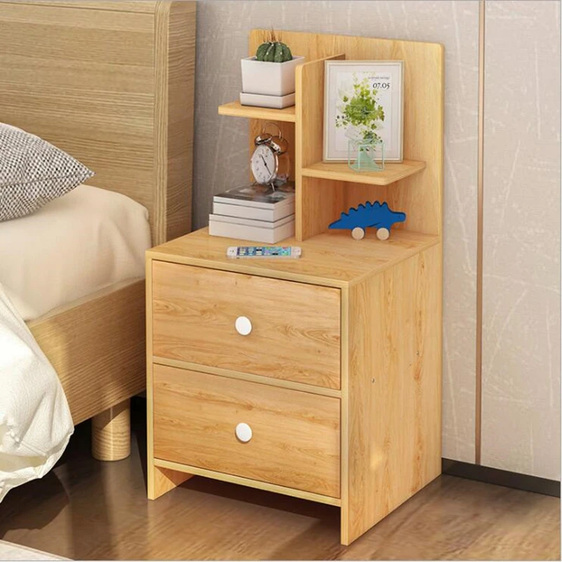 Современная спальня боковой шкаф muebles de dormitorio Nordic Деревянный прикроватный столик