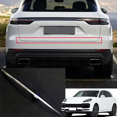 

Steel Rear Trunk Lid Tailgate Door Cover Trim 1pcs For Porsche Cayenne 2018-2019