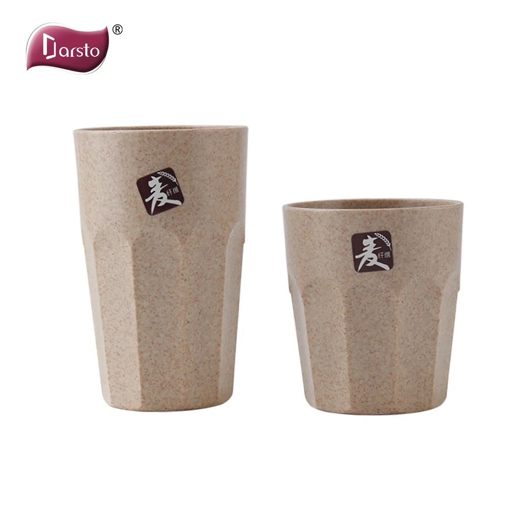 Arsto Новый Пшеницы волокно стакана воды Чай Кофе кружка здоровой окружающей среды