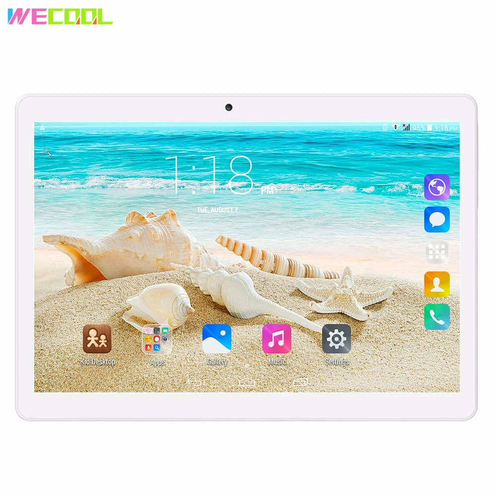 WeCool M102 10 дюймов Детский планшетный ПК с системой андроида и 4 ядра 16 ГБ большим