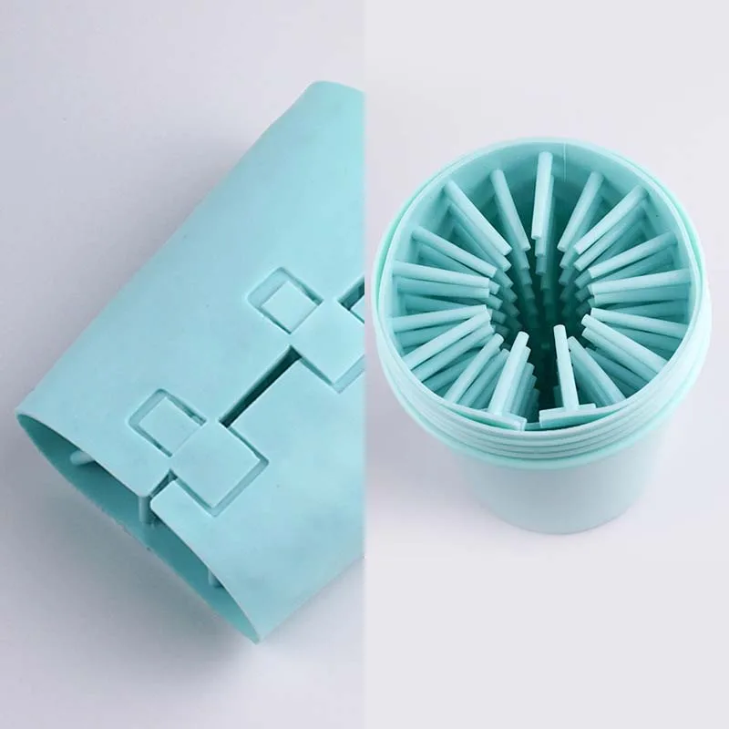Portable Pet Foot Washer Cup Soft Silicone Bristles Clean Brush Quickly Cleaning Paws Muddy Feet Dog Wash Tools | Дом и сад