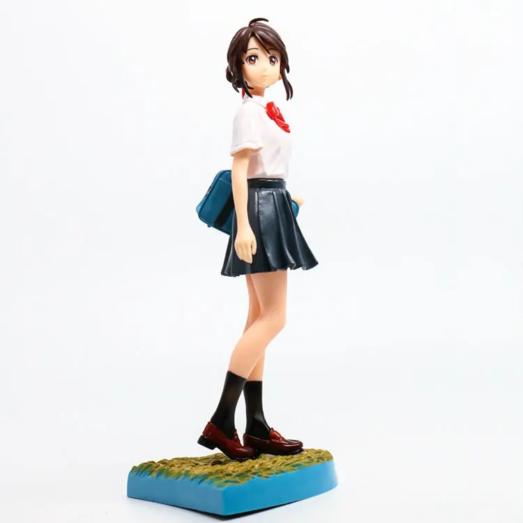 Аниме ваше имя Kiminonawa Tachibana Taki Miyamizu Mitsuha ПВХ фигурка Коллекционная модель игрушки