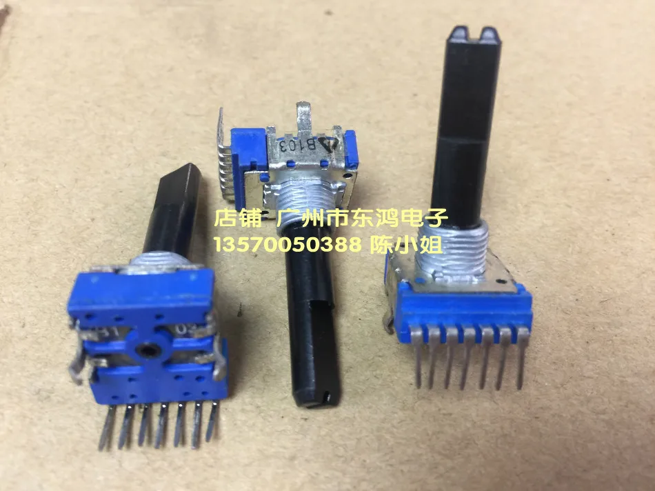 1 шт. потенциометр типа RK14 вертикальная ось B10K длинная резьба посылка усилитель