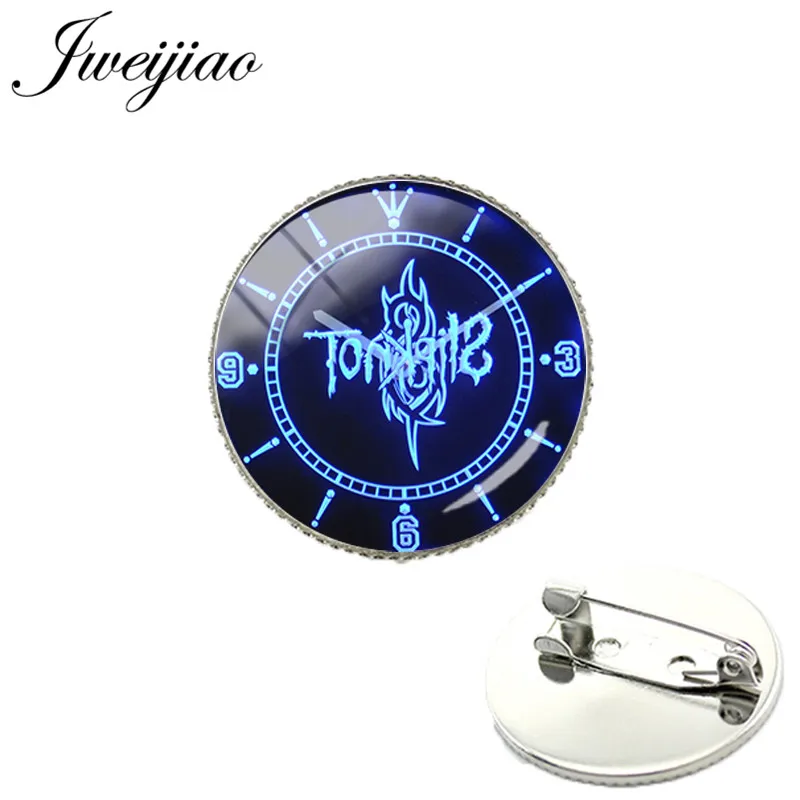 SL85 JWEIJIAO,, рок-группа, My Chemical Romance, броши, Slipknot, музыкальная группа, булавки для модных мальчиков и девочек, сумка, украшение одежды SL100 - Окраска металла: SL85