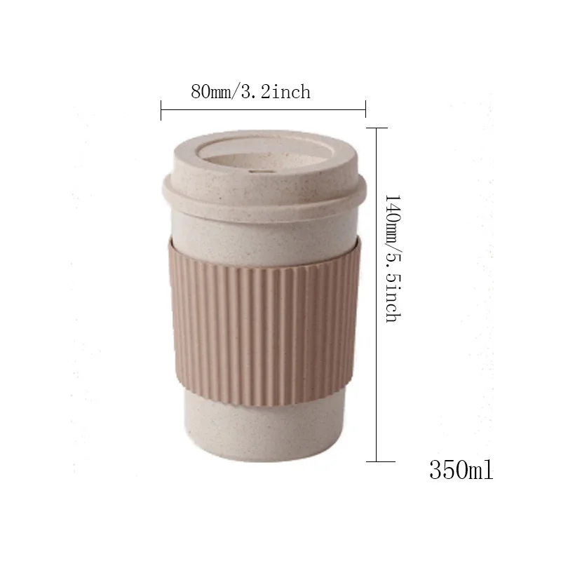 HIFUAR 350/450/550 мл краткое PP Пластик Кофе бутылка однотонные Цвет чая питьевой воды