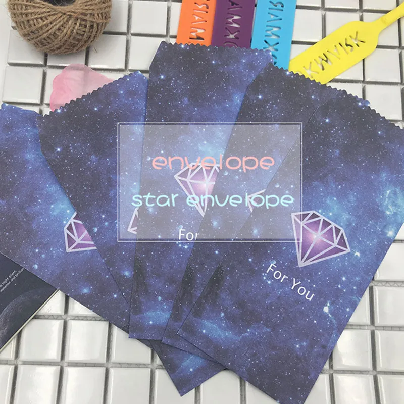 5 шт./лот, бумажный конверт DREAM STAR, романтические Конверты в Звездном стиле, винтажные Конверты в Корейском стиле для скрапбукинга, подарок 03220