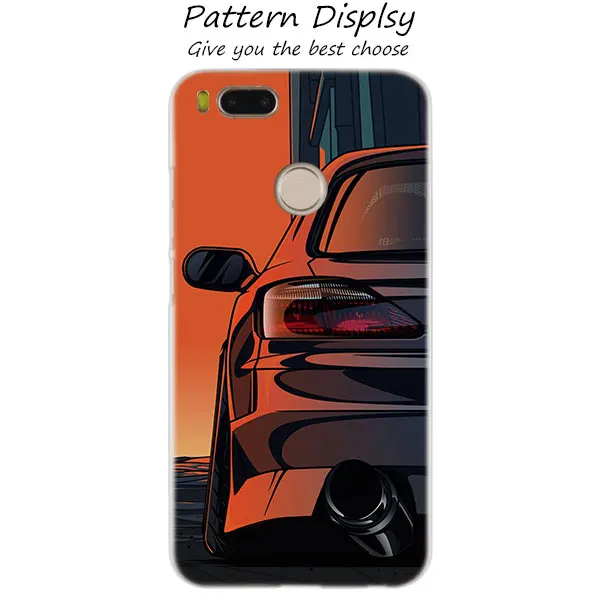 MLLSE крутой спортивный автомобиль Co mi c Прозрачный чехол для Xiaomi mi Play Pocophone F1 8 A1 A2 Lite 6 6Plus mi x 3 2S красный mi Note 4x5 6 S2