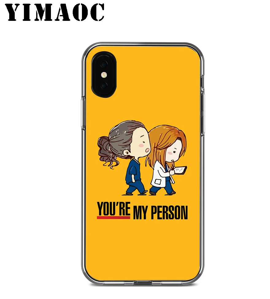 YIMAOC серый анатомический Мягкий силиконовый чехол для Apple Iphone 11 Pro Xr Xs Max X 10 8 Plus 7 6S 6