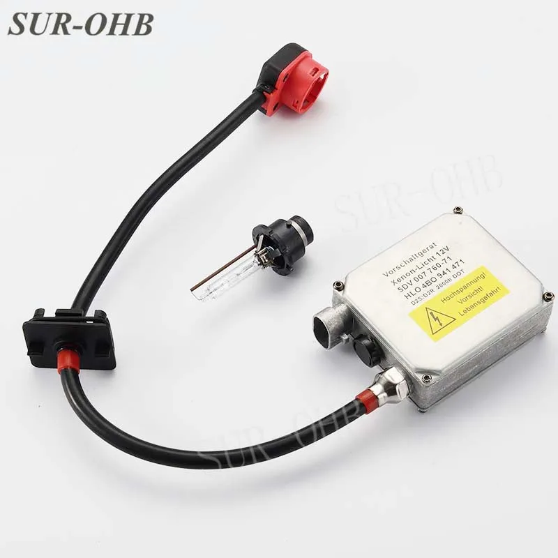 D2s 5dv00776071 SUR OHB OEM сменный ксеноновый балласт HID набор (d2r 5DV 007 760 71 + D2S 4300K 35W лампа) для