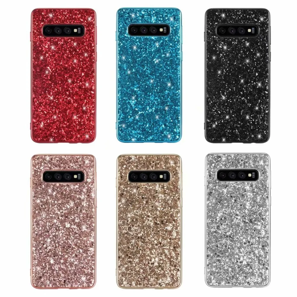 Для Iphone 12 11 XS MAX XR 8 7 для Galaxy S10 Plus S10e чешуйчатая фольга хромированный Мягкий чехол