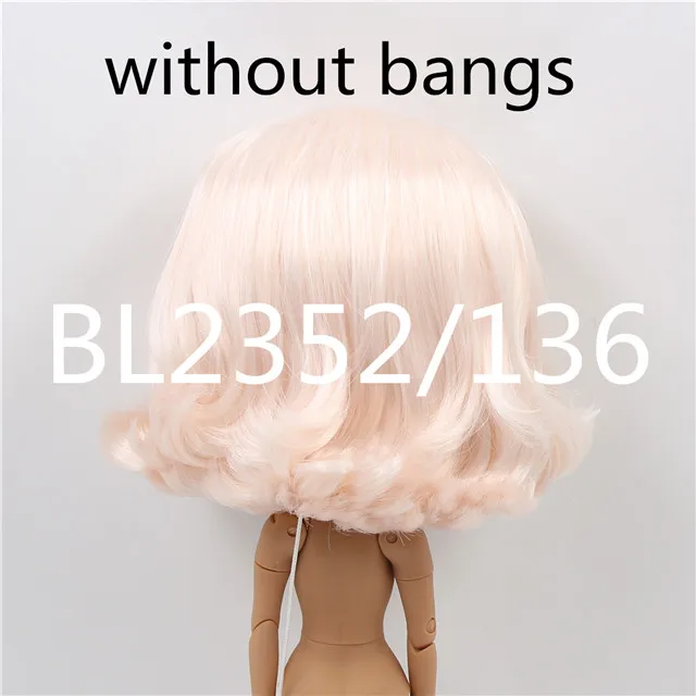 Кукла blyth ледяная RP кожа головы и купол только смешать волосы для DIY пользовательские куклы - Цвет: d