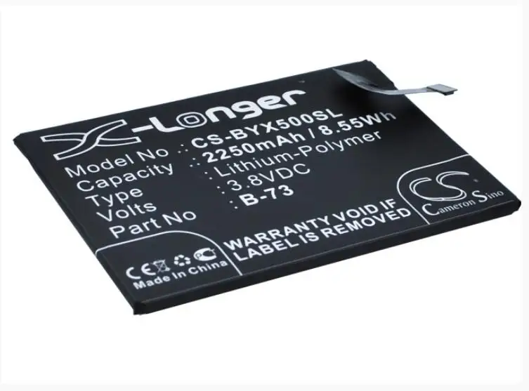 Аккумулятор Cameron Sino 2250mAh для мобильного телефона BBK VIVO X5 4G X5L X5V Y5 Y5L B-73 | Мобильные