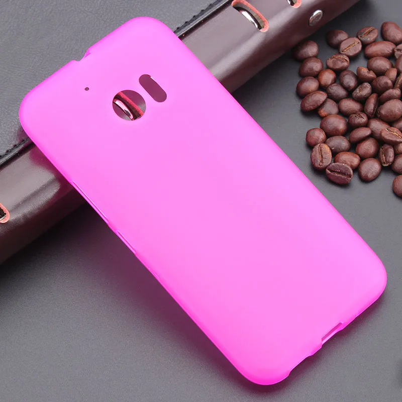 Pink Для htc 10 гелевый ТПУ тонкий мягкий анти Лыжный чехол задняя крышка для htc One M10 10 5,2 дюймов телефон резиновая силиконовая сумка Coque Fundas - Цвет: Pink
