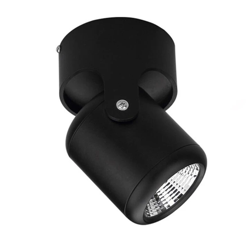 Светодиодный точечный светильник поверхностное крепление с COB матрицей