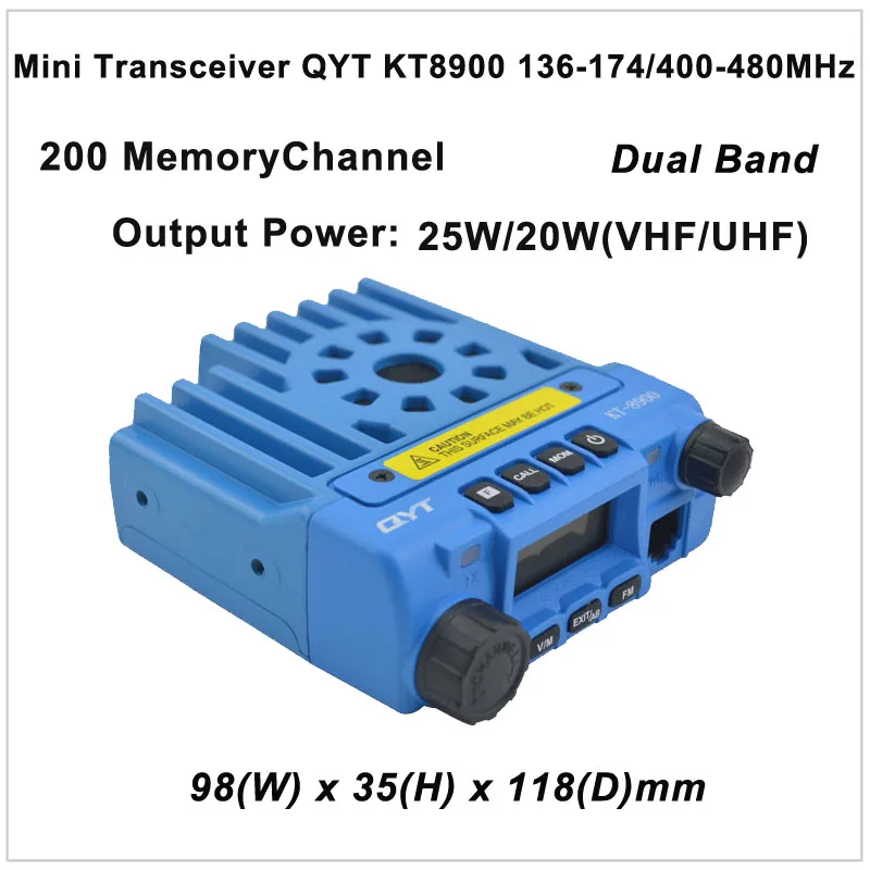 QYT KT 8900 мини трансивер KT8900 136 174/400 480 МГц двухстороннее радио двухдиапазонный