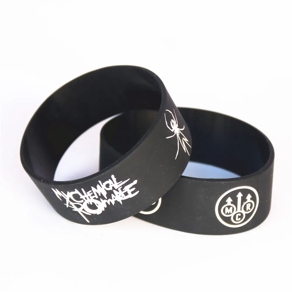 Браслет мужской резиновый с рисунком My Chemical Romance 1 шт. SH065 горячая Распродажа |