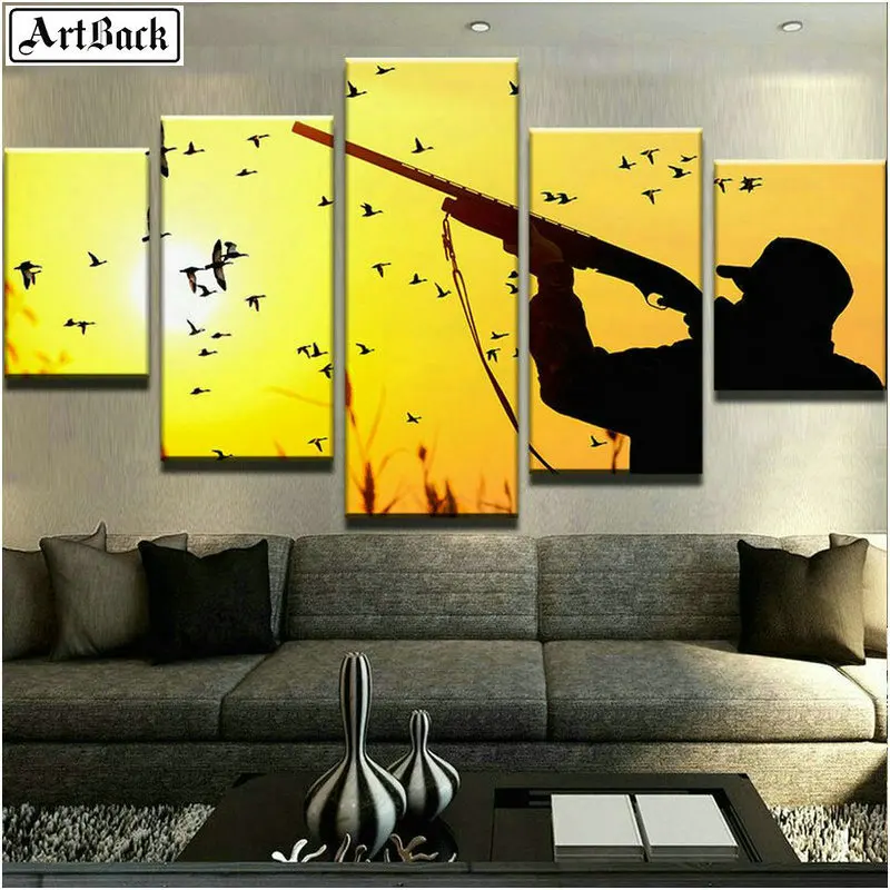 Набор для алмазной вышивки 5 заклинаний птица дробовик круглая Алмазная вышивка