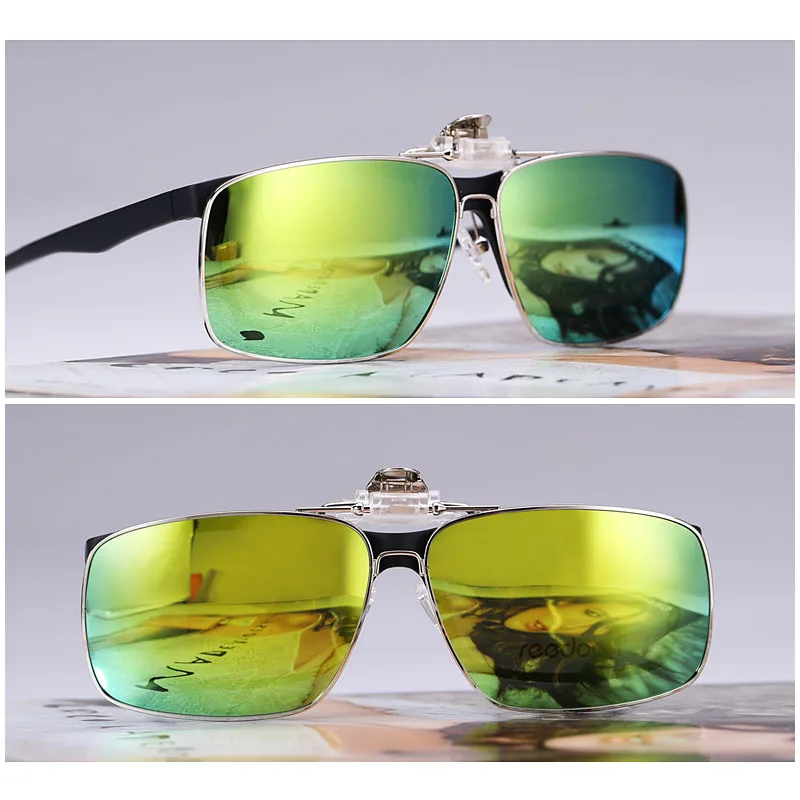 Оправа для очков солнцезащитные очки с зажимом брендовые поляризованные линзы