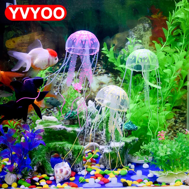 1 шт. декоративная подводная Медуза для аквариума|Декорации| |