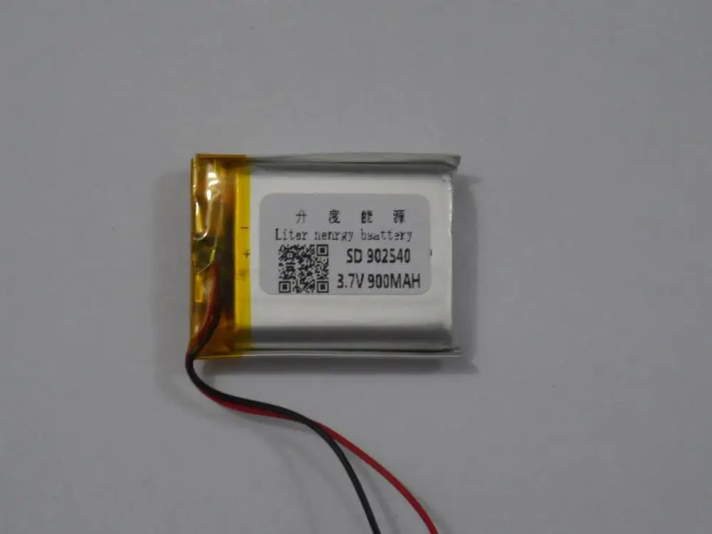 Полимерная литиевая батарея 902540 900 мА 3 7 В прямые поставки с фабрики|lithium battery|custom