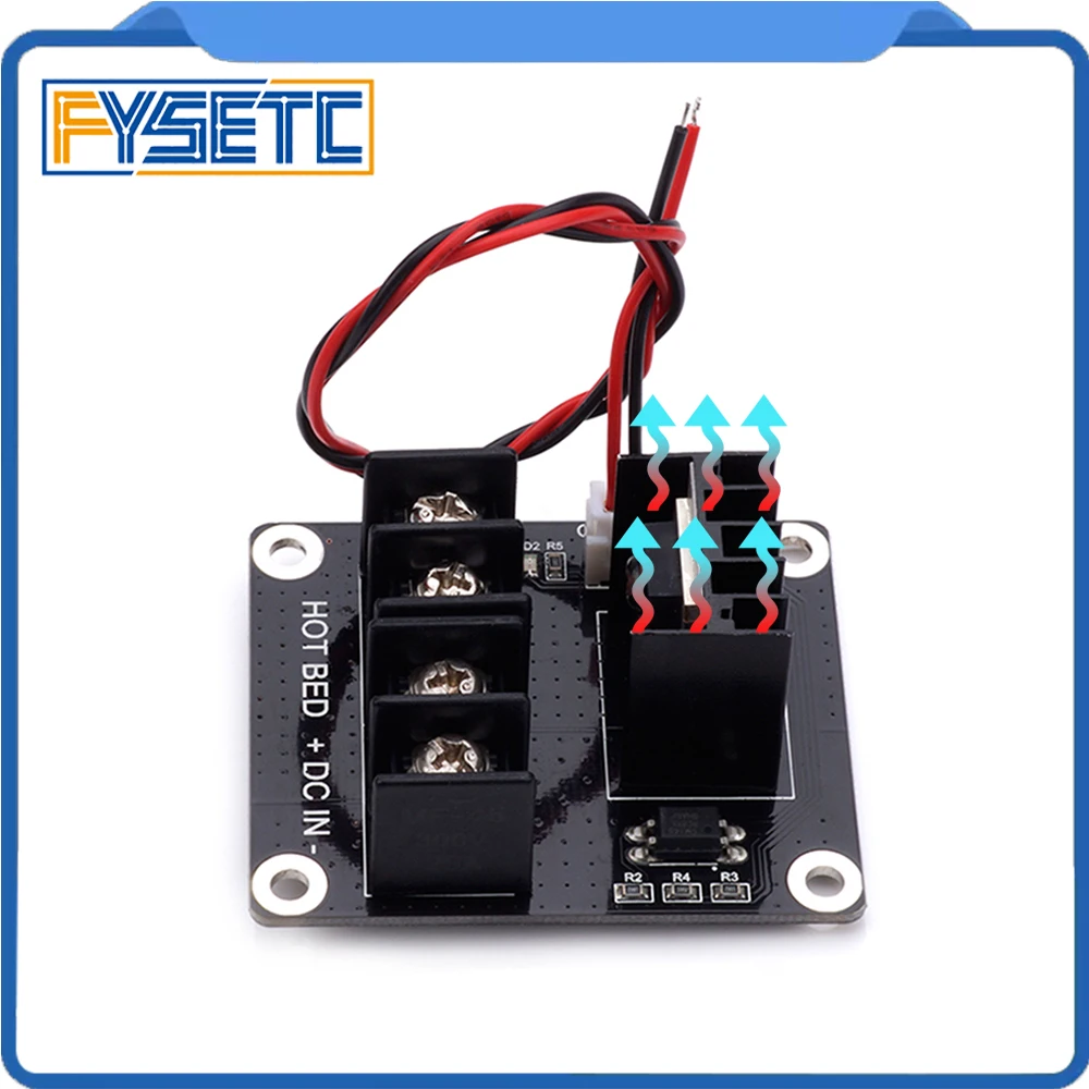 Модуль питания с подогревом для 3D принтера/модуль расширения MOSFET 2 контактный
