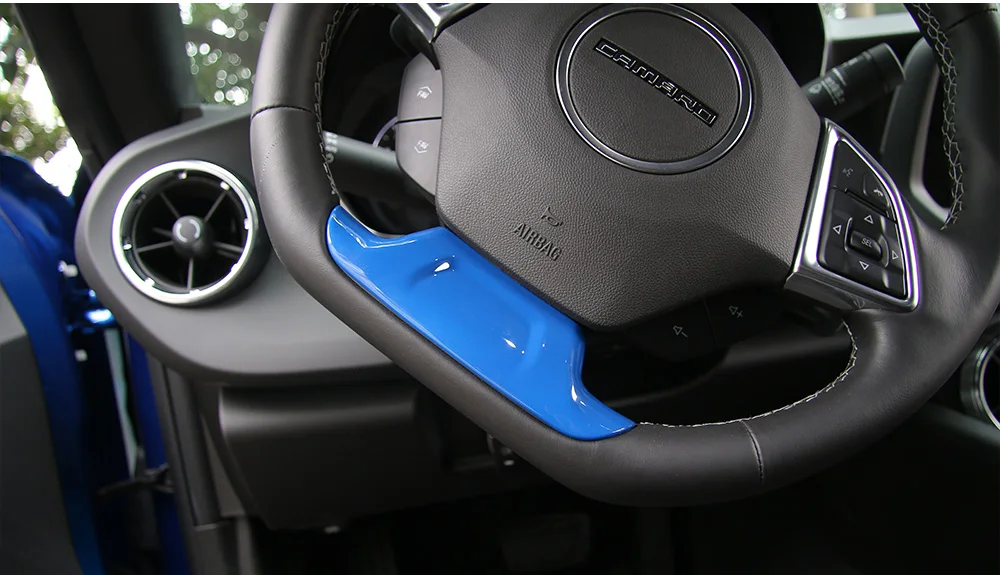 MOPAI ABS украшение для салона рулевого колеса автомобиля накладка наклейки для Chevrolet Camaro Up автомобильные аксессуары Стайлинг