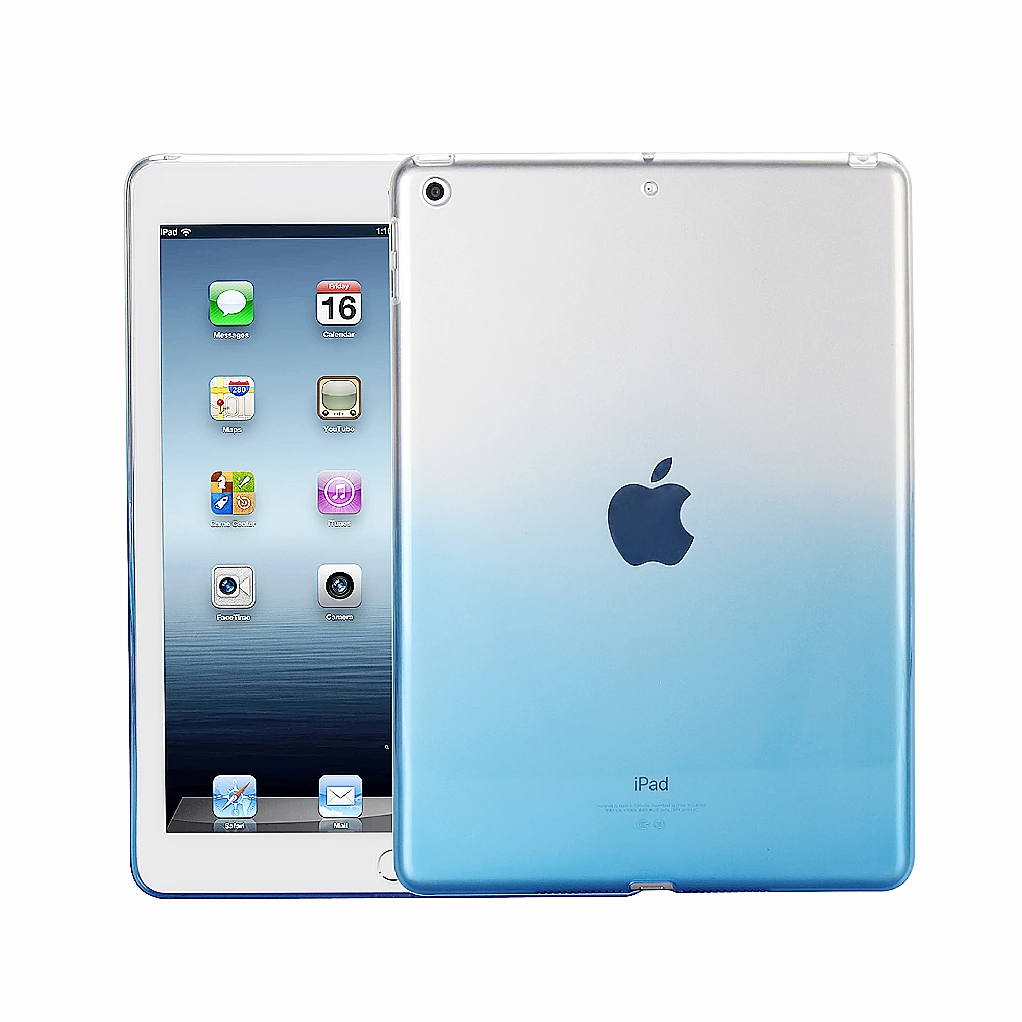 Чехол для iPad 9 7 дюймов 2017 PU мягкая резина + градиент цвета чехол A1822/A1823|case for ipad|for