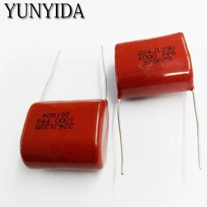 Конденсатор из полипропиленовой пленки CBB, 10 шт., 1000 В, 1КВ, 224J, 104J, 472J, 222J, 102J