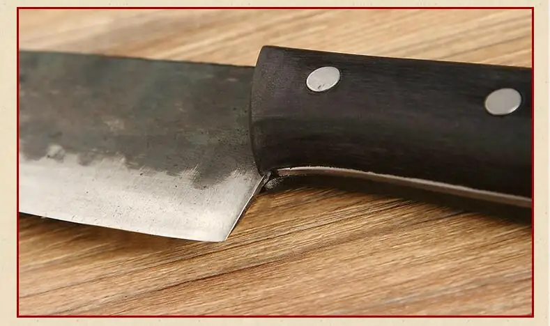 Xituoручной кованый железный хитовый профессиональный нож шеф повара для резки