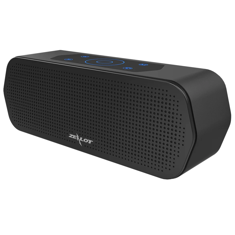 ZEALOT S20 сенсорный беспроводной Bluetooth динамик портативная 3D стерео звуковая система сабвуфер TF карта MP3 плеер Громкая связь микрофон